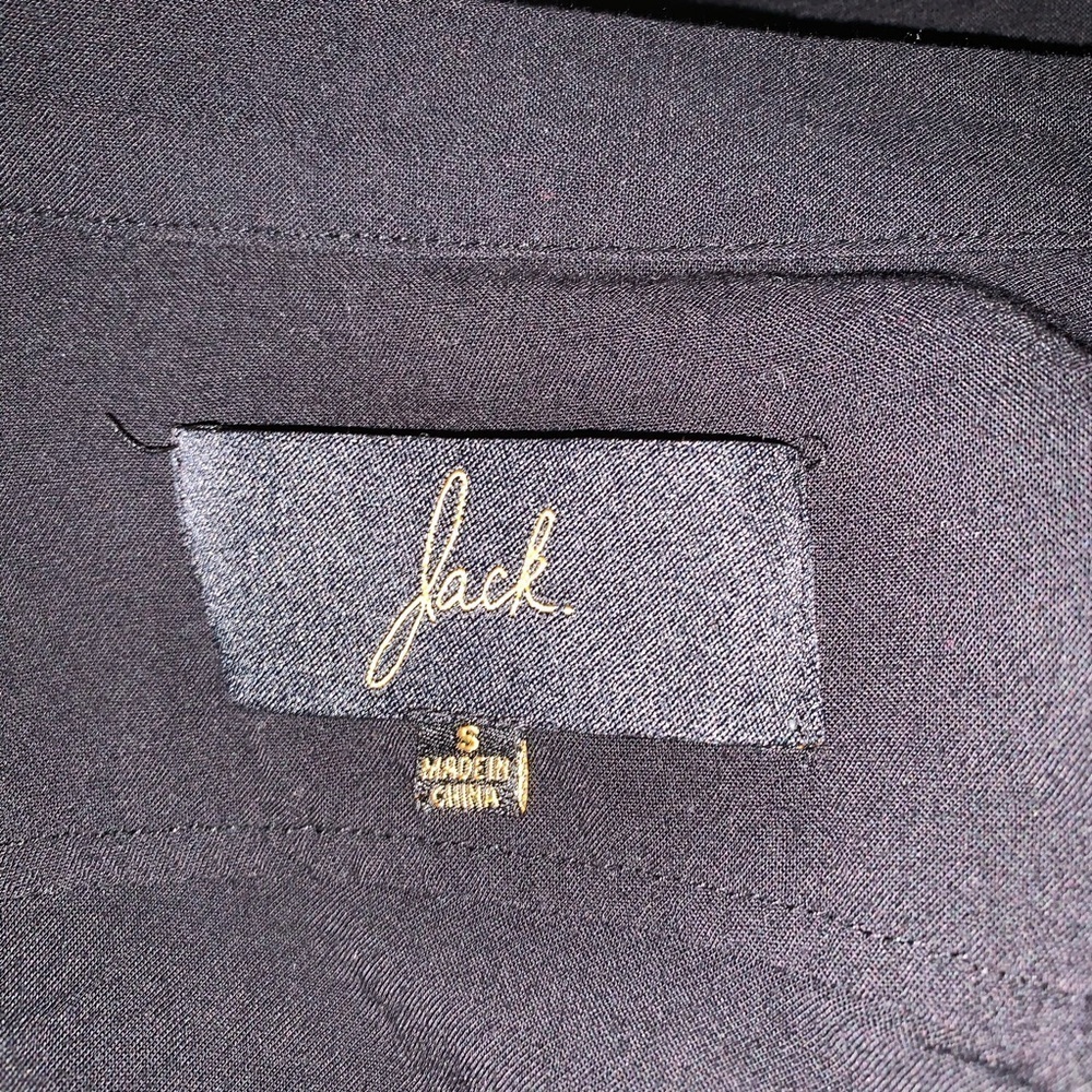 Jack Military-Inspired Black Dress, sz S - Picture 12 of 13